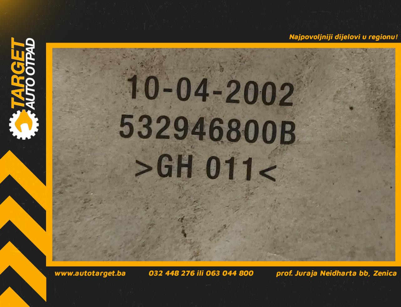 AIRBAG SUVOZACA MINI MINI (R50/R53) > 04-06 532946800B