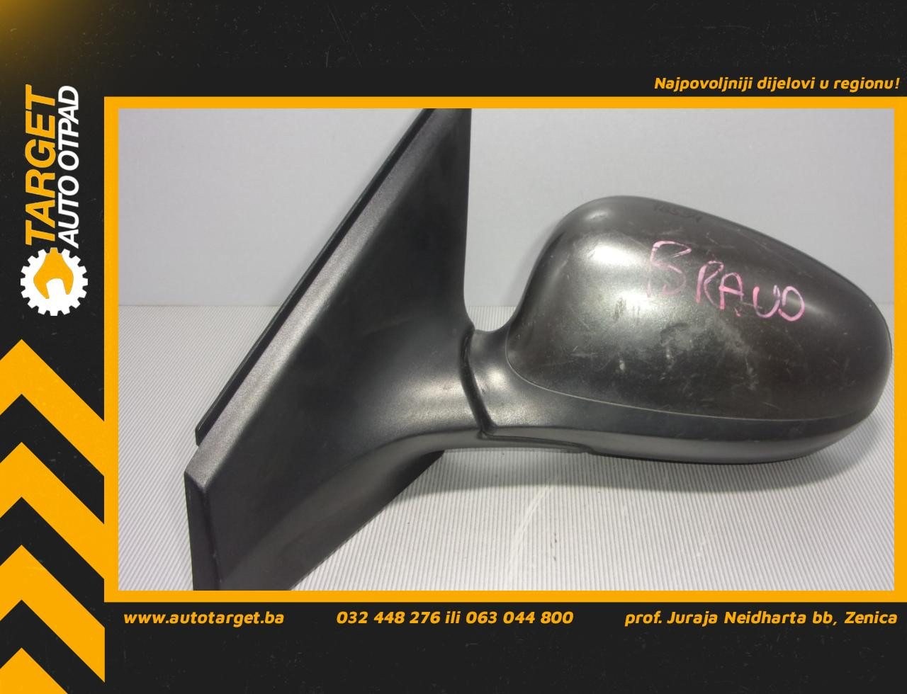 DIJELOVI RETROVIZOR FIAT BRAVO > 07-14 FT138024 E3021041