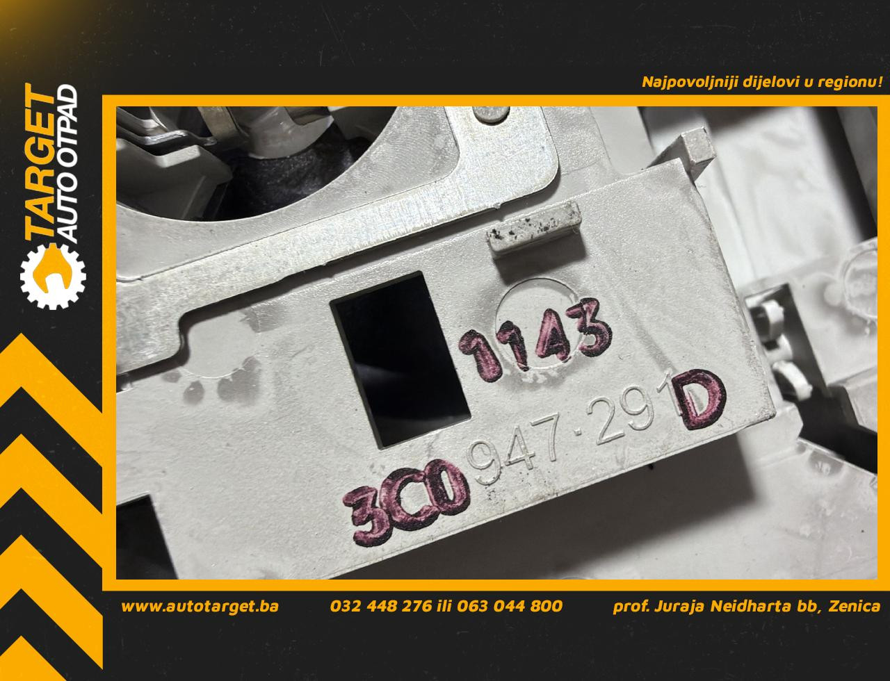 DIJELOVI RASVJETA U KABINI VW GOLF 6 > 08-12 1.6 3C0947291D