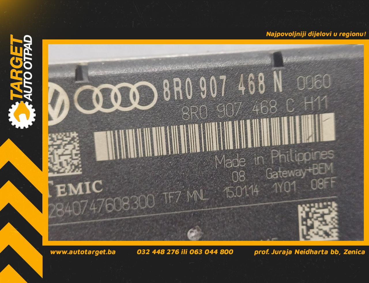 DIJELOVI ELEKTRONIKA MODUL AUDI A4 (B8) > 12-15 2.0 8R0907468N
