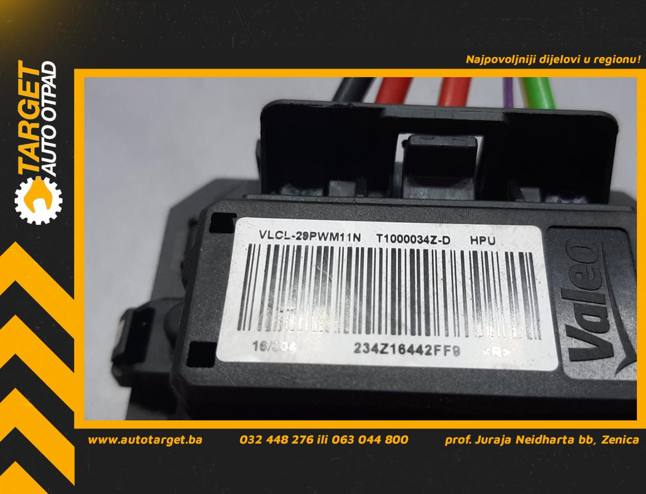 DIJELOVI ELEKTRONIKA REOSTAT RENAULT MEGANE > 02-05 29PWM11N