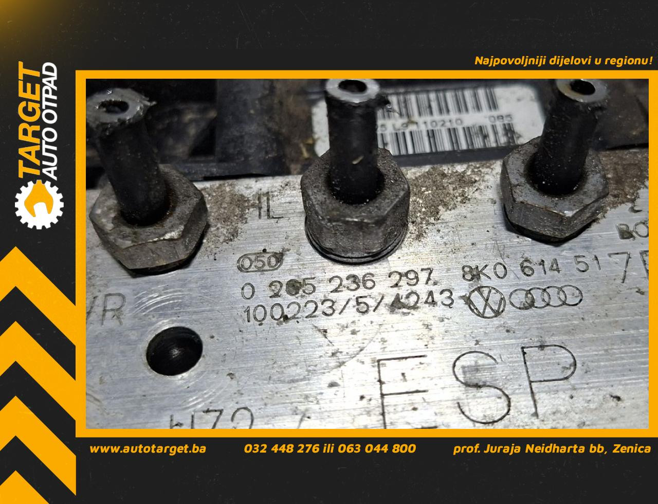 ABS ELEKTRONIKA AUDI A5 (8T3/8F7) COUPE > 07-11 8K0907379BC 02652