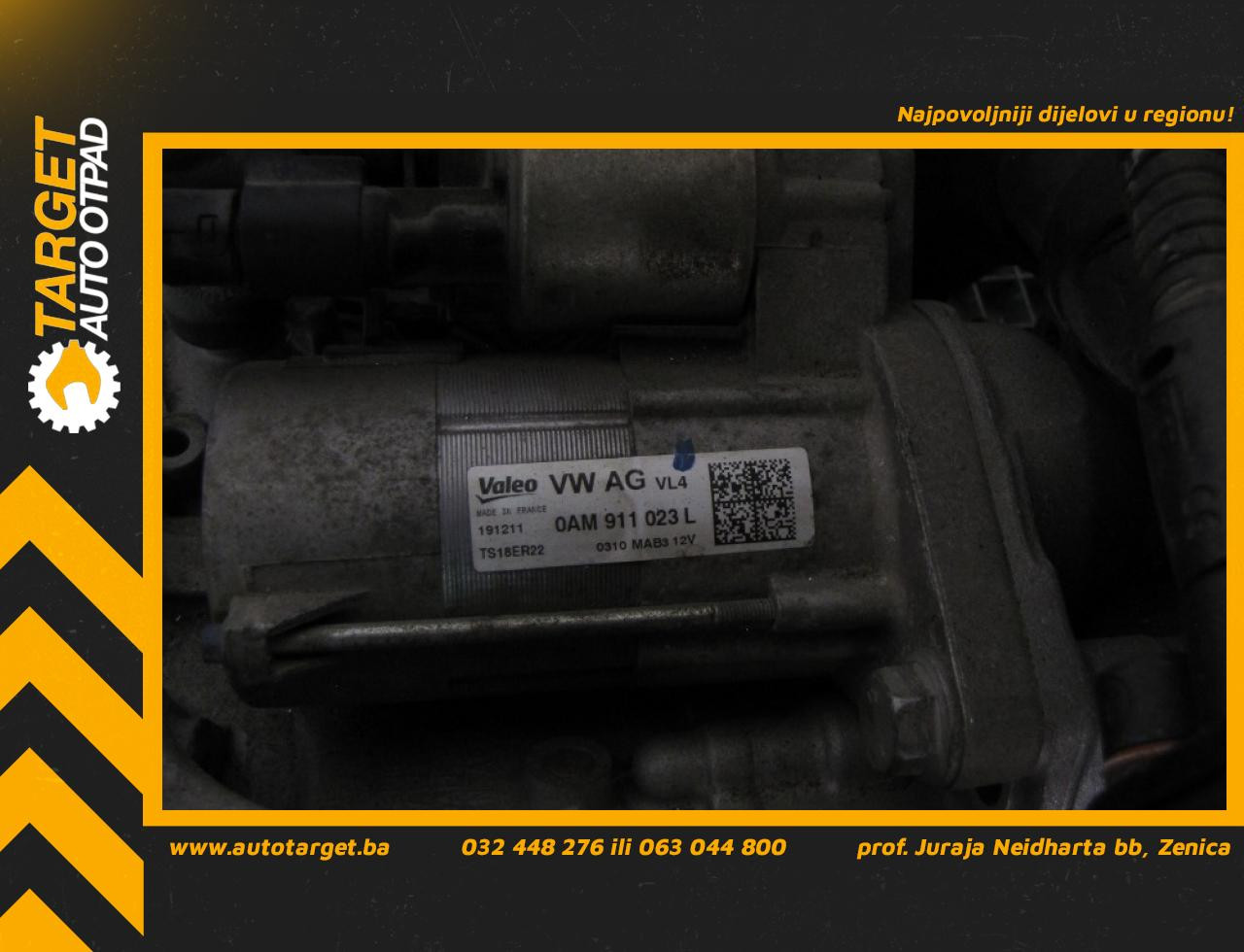 DIJELOVI ALNASER VW CADDY > 10-15 0AM911023L