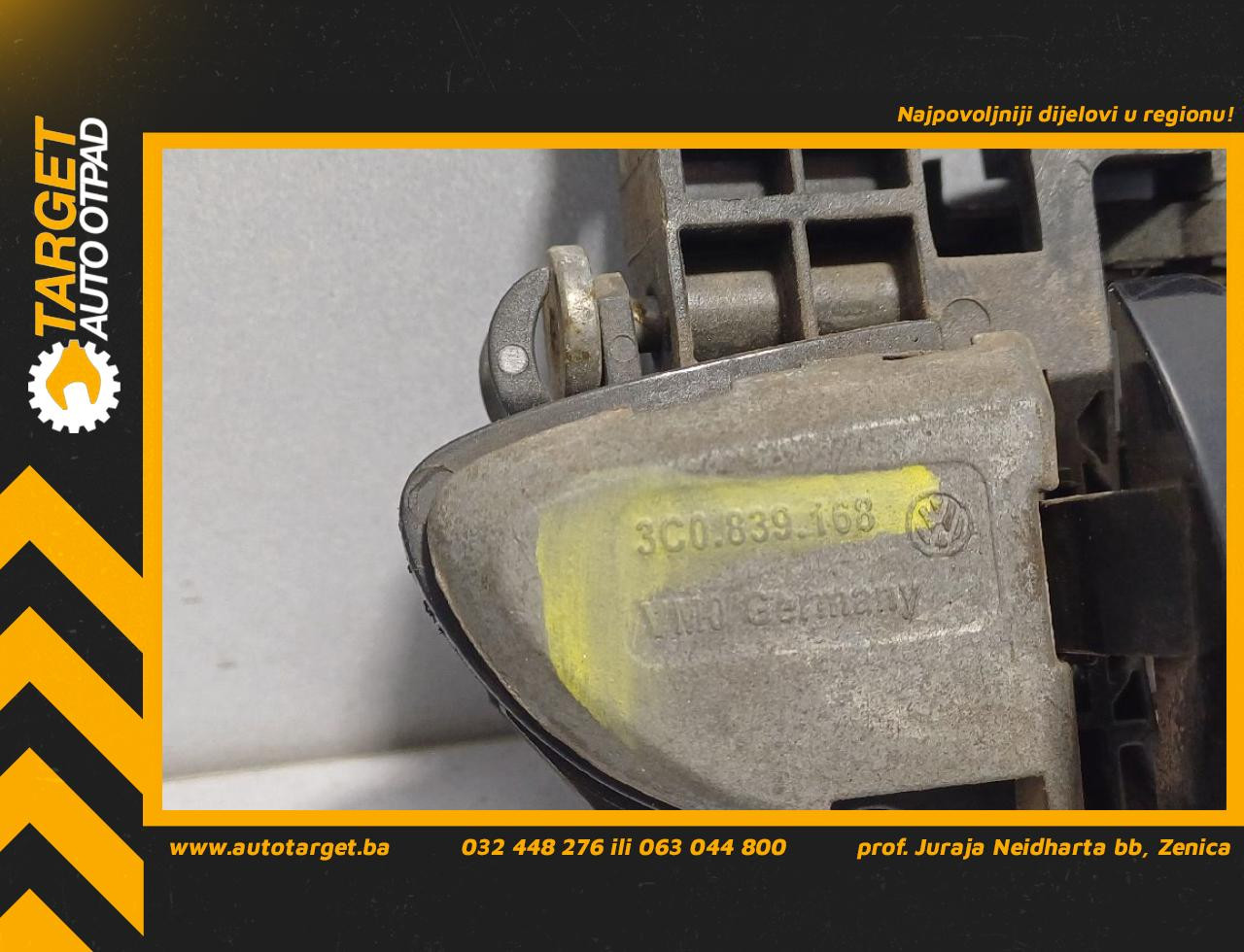 DIJELOVI RUCKA VRATA VW PASSAT B6 > 05-10 3C0839168