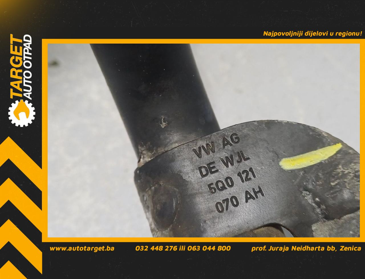 DIJELOVI CRIJEVO VW GOLF 7 > 12-16 2.0 5Q0121070AH
