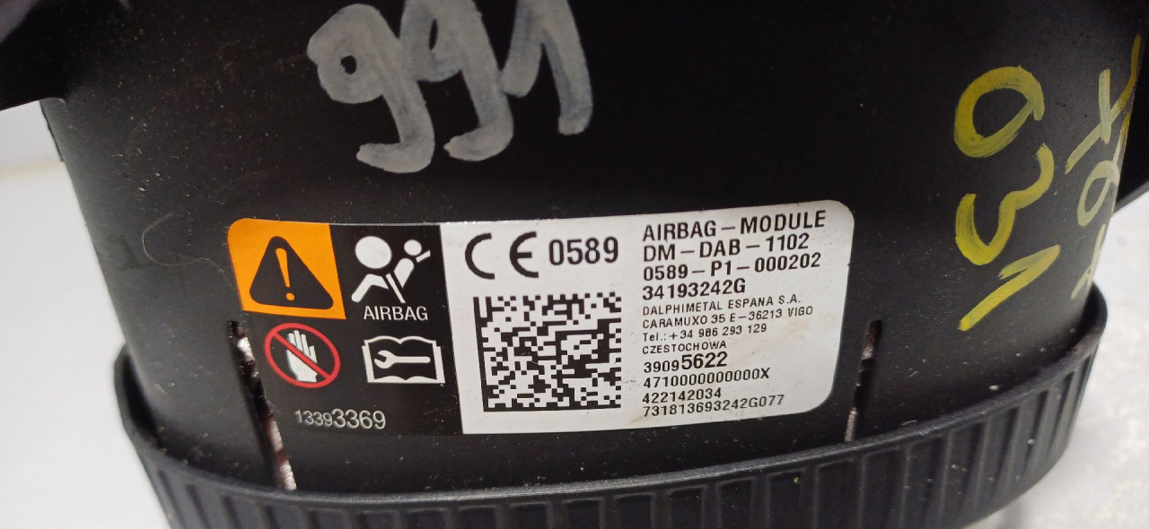 AIRBAG VOLANA OPEL INSIGNIA > 17-19 34193242G 39095622