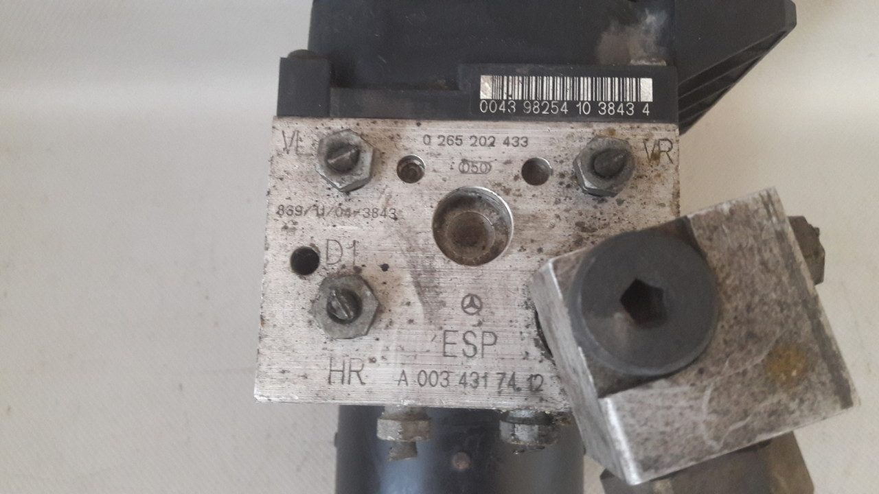 ABS ELEKTRONIKA MERCEDES A KLASA (W168) > 97-01 A003431