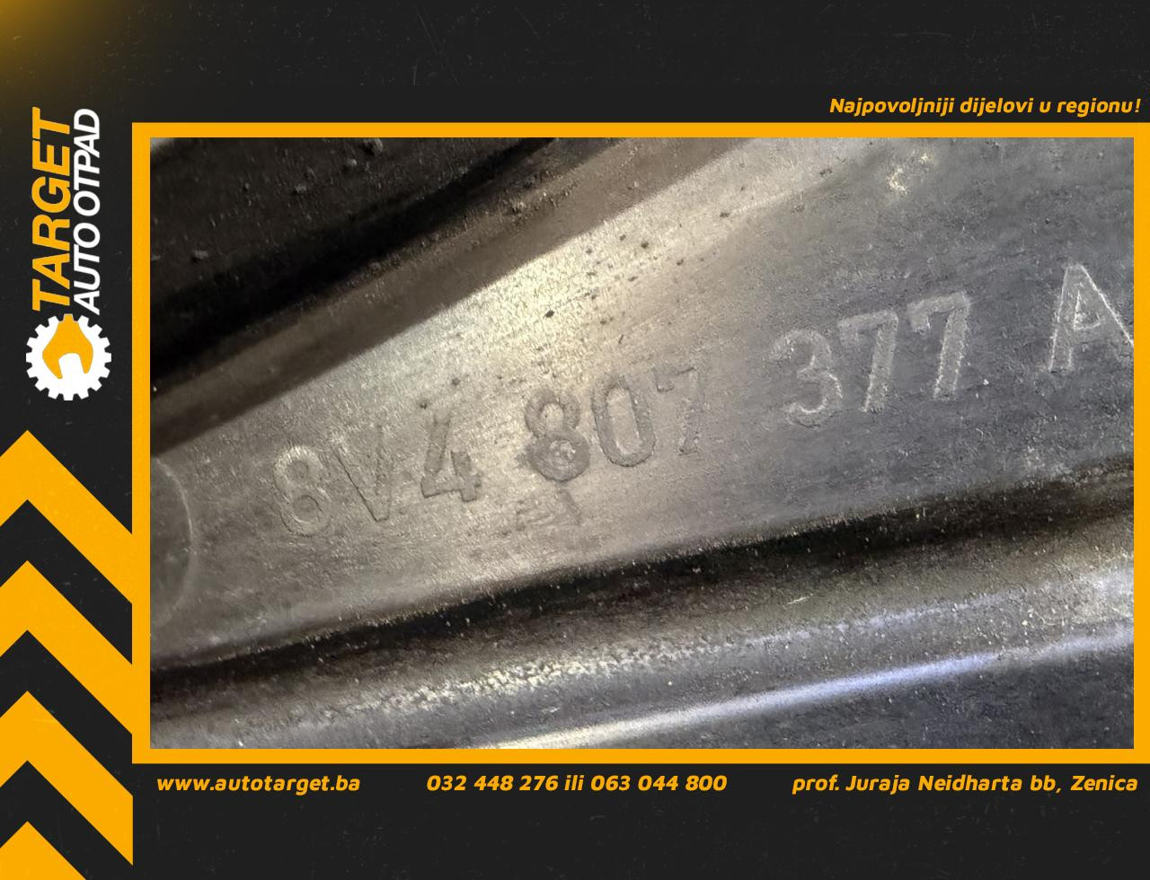 NOSAC ZADNJEG BRANIKA AUDI A3 (8V1/8VA) > 12-16 8V4807377A
