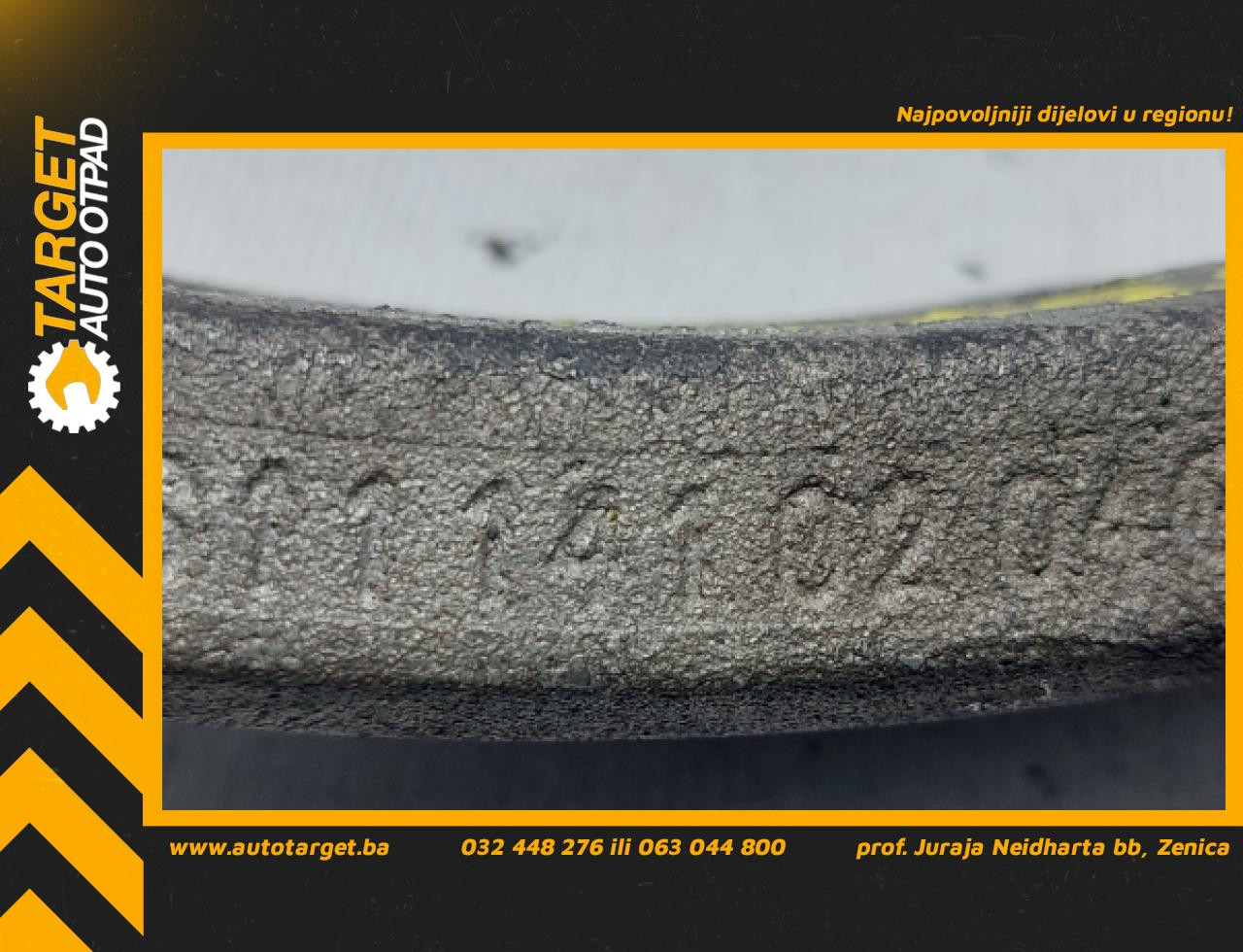 CRIJEVO EGRA MERCEDES C KLASA (CL203) > 00-08 A6111410204
