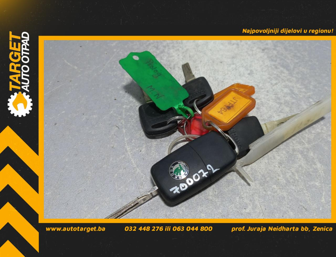 DIJELOVI KLJUC SKODA FABIA > 07-10 1.6
