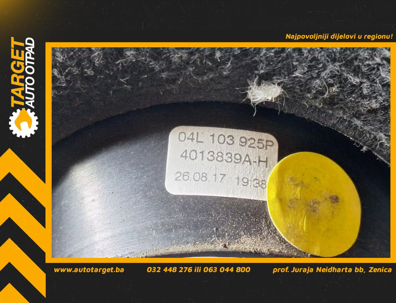 DIJELOVI POKLOPAC MOTORA AUDI A4 (B9) > 15-18 2.0 04L103925P