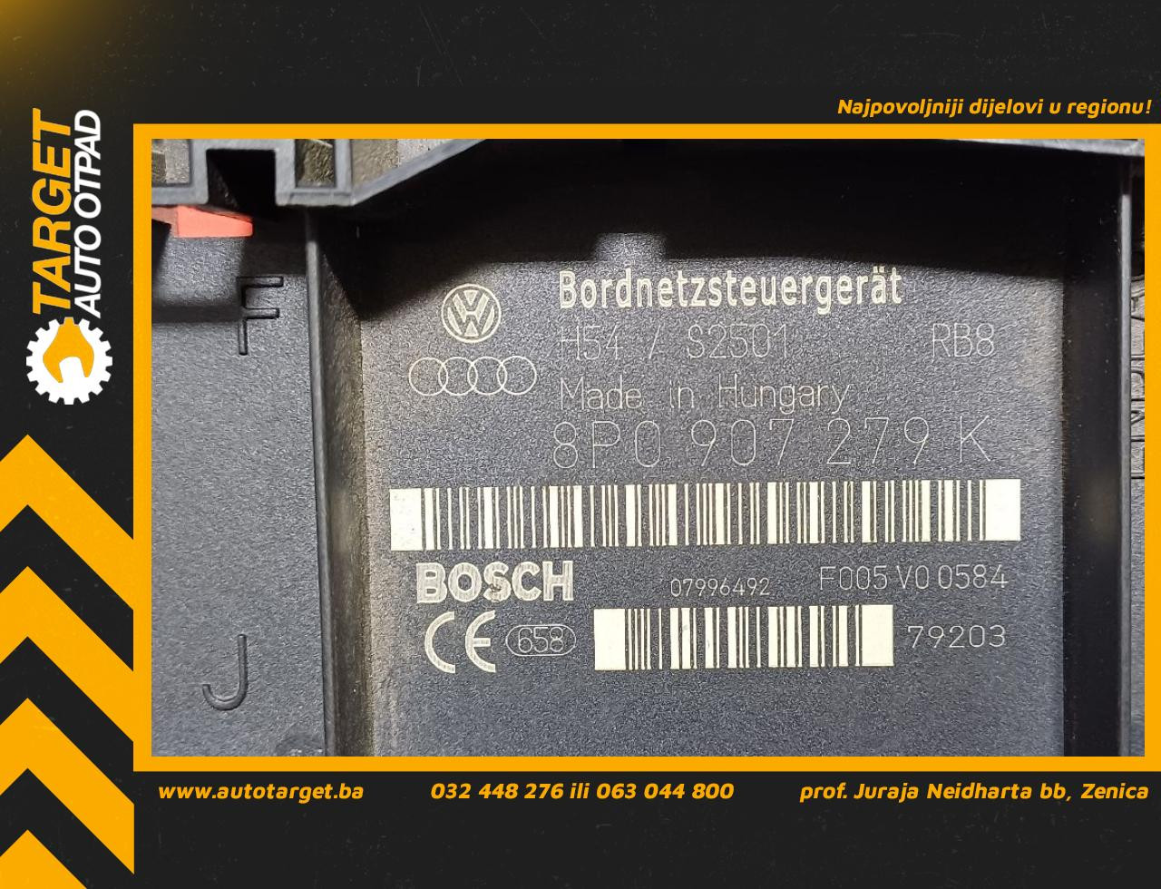 DIJELOVI BCM ELEKTRONIKA AUDI Q7 (4L) > 06-09 8P0907279K