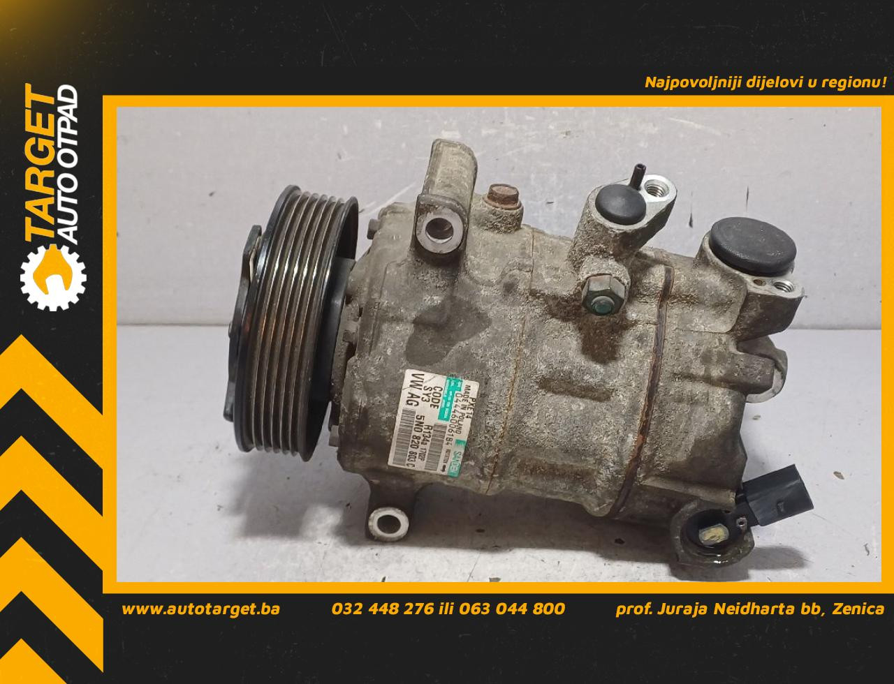 DIJELOVI KOMPRESOR KLIME SKODA FABIA > 10-14 1.2 5N0820803C