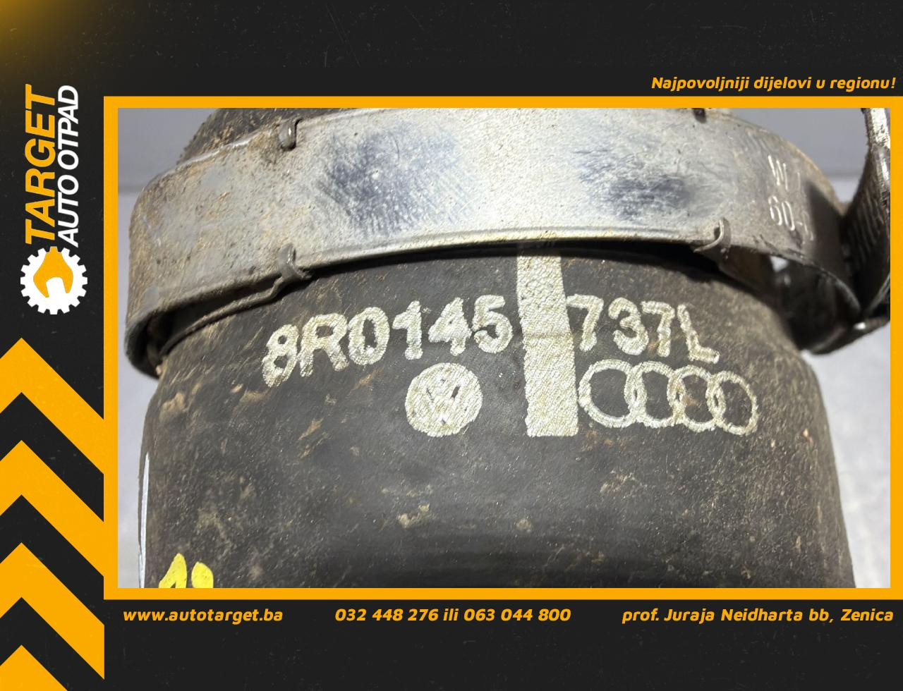 DIJELOVI CRIJEVO INTERKULERA AUDI Q5 > 08-11 3.0 8R0145737L