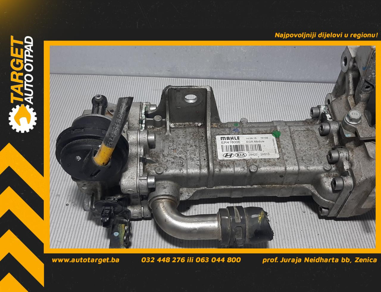 HLADNJAK EGR VENTILA KIA CEED > 15- 284202A610
