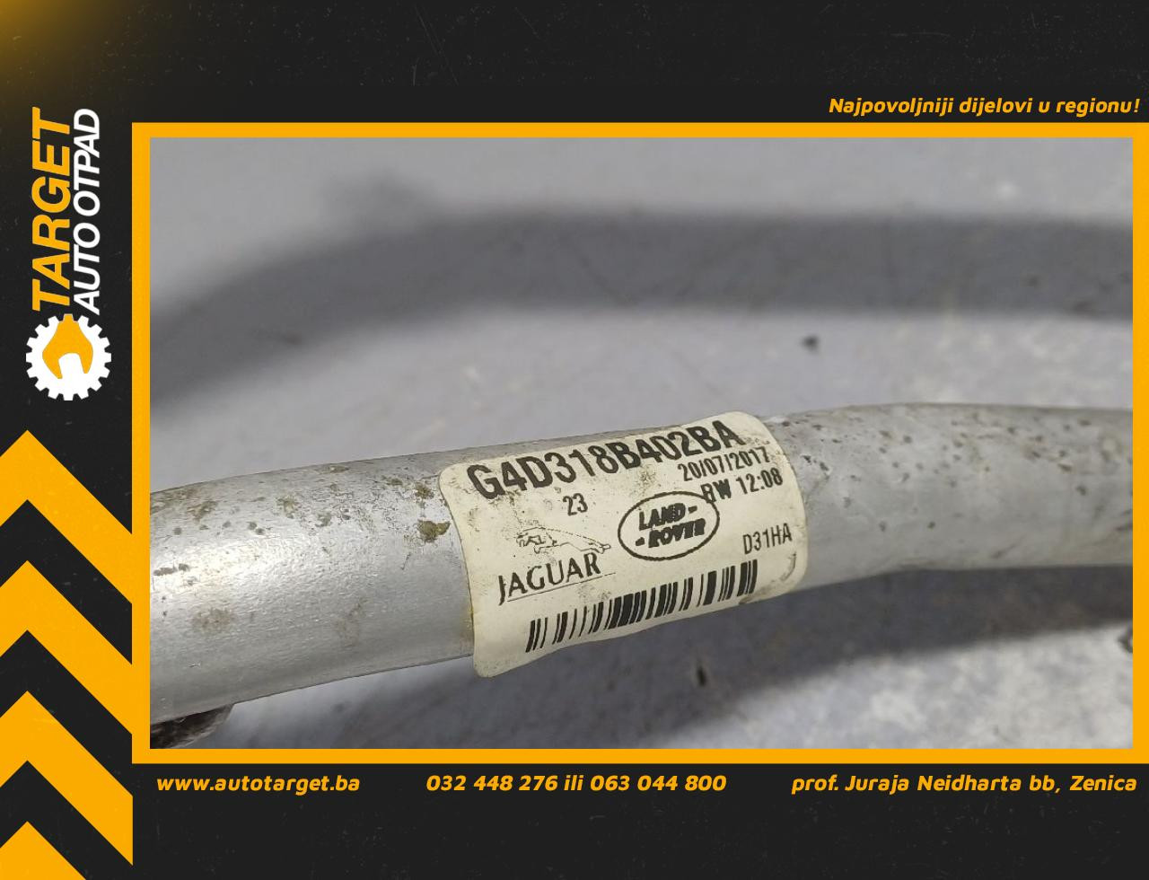DIJELOVI CRIJEVO LAND ROVER EVOQUE > 15-18 2.0 G4D318B402BA