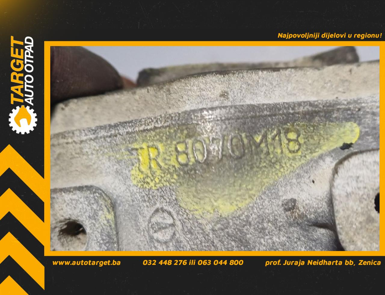 DIJELOVI NOSAC MOTORA VOLVO S60/V60 > 10-13 8070M18