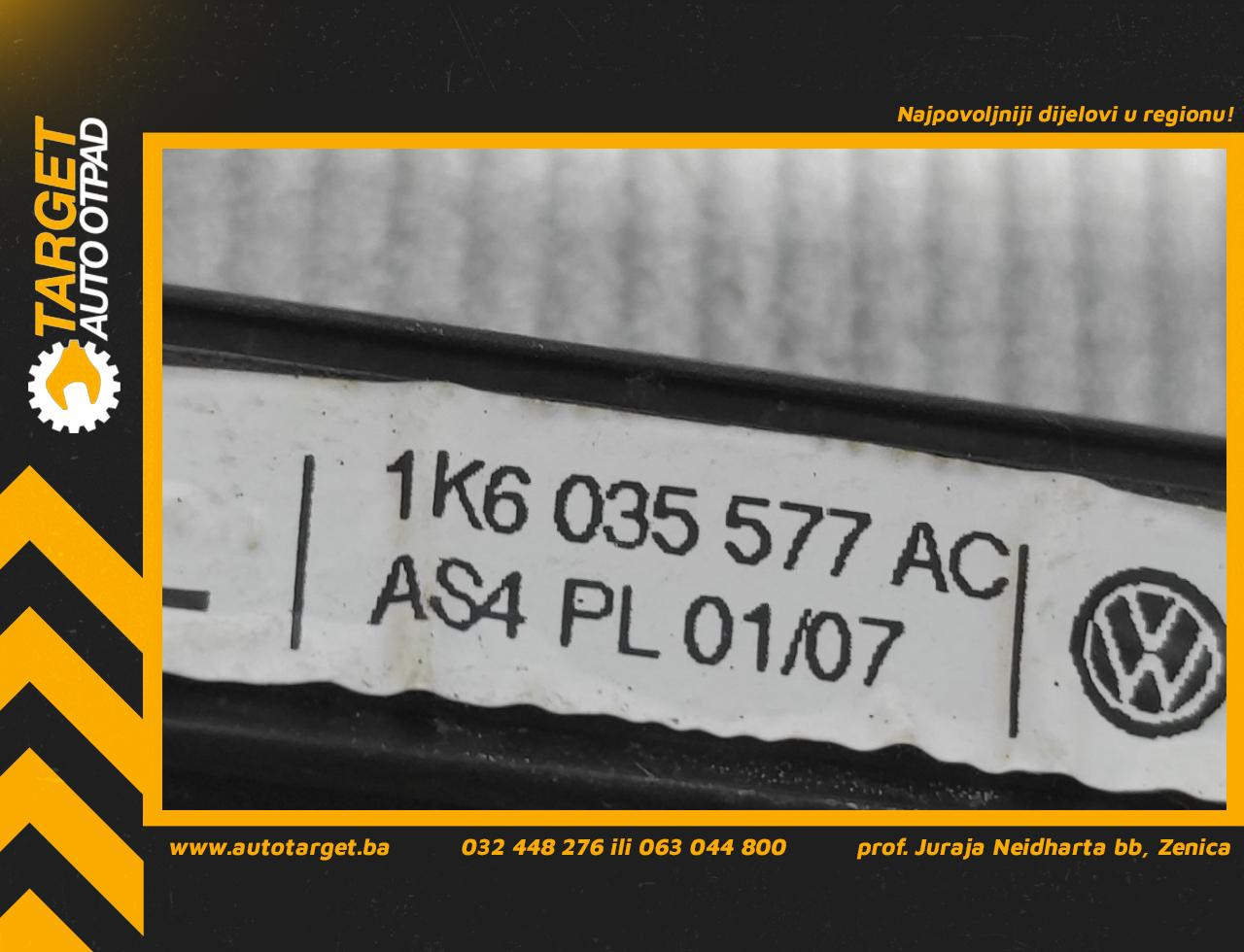 DIJELOVI ANTENA VW GOLF 5 > 03-08 1K6035577AC