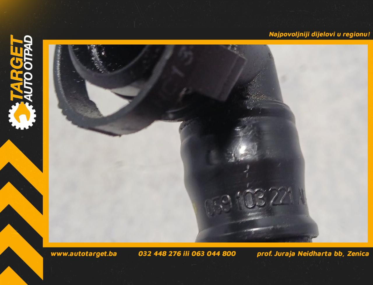 DIJELOVI CRIJEVO VW SHARAN > 10- 2.0 059103221AL