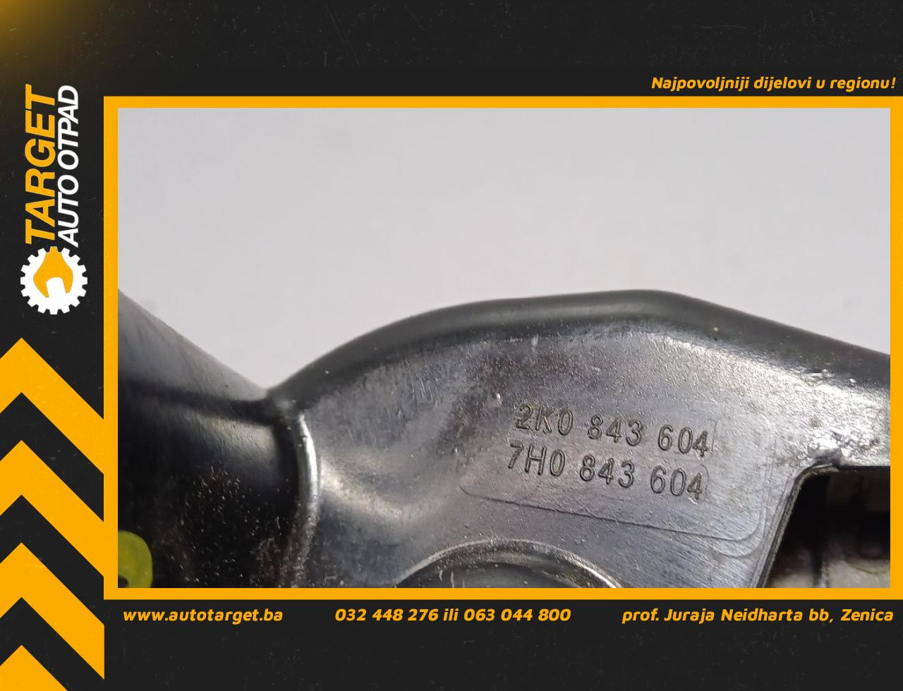 DIJELOVI BRAVA VRATA VW CADDY > 03-10 2K0843604
