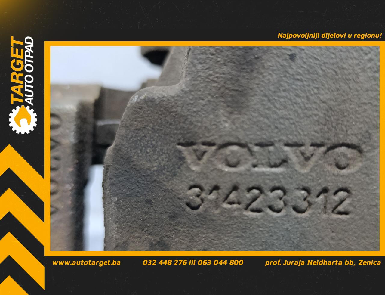 DIJELOVI KOCIONA KLJESTA VOLVO XC60 > 13-17 2.0 31423312