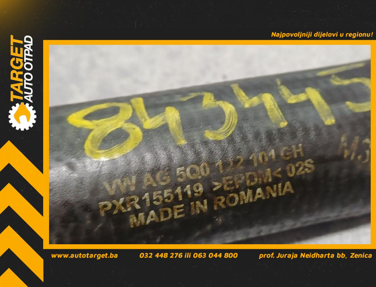 DIJELOVI CRIJEVO VW PASSAT B8 > 19 - 1.6 5Q0122101GH