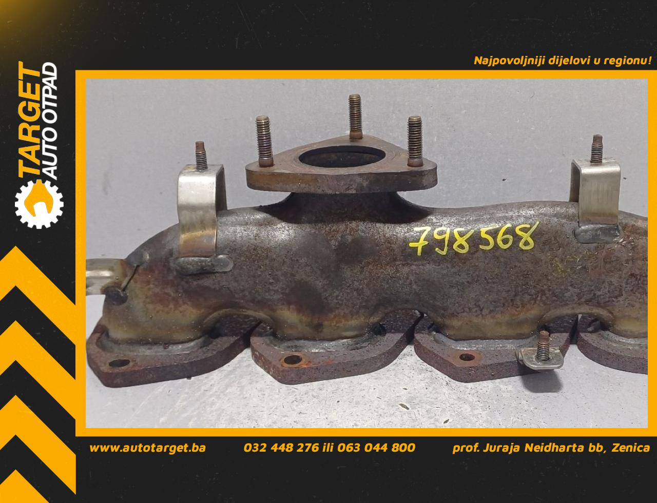 DIJELOVI IZDUVNA GRANA CITROEN C5 > 11-17 2.2 9675368580