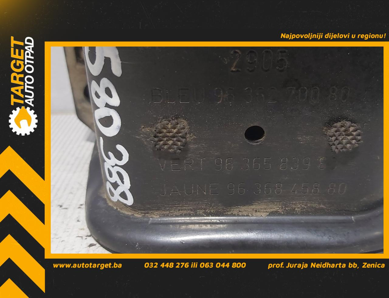 DIJELOVI NOSAC MOTORA PEUGEOT 307 > 01-05 9636583980