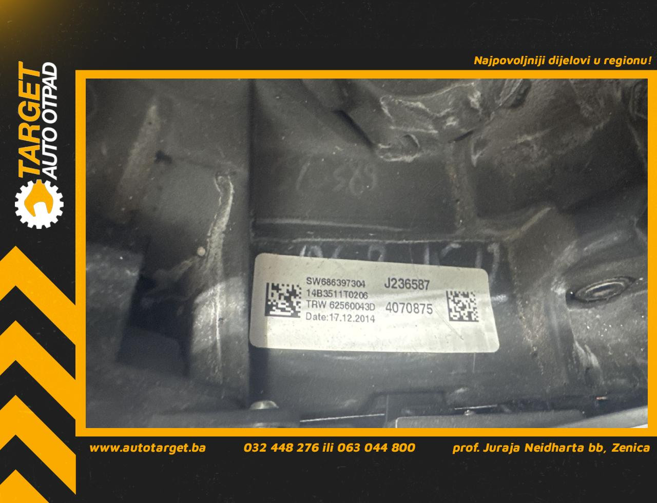 DIJELOVI VOLAN BMW SERIJA 3 (F30/F31) > 11-14 2.0