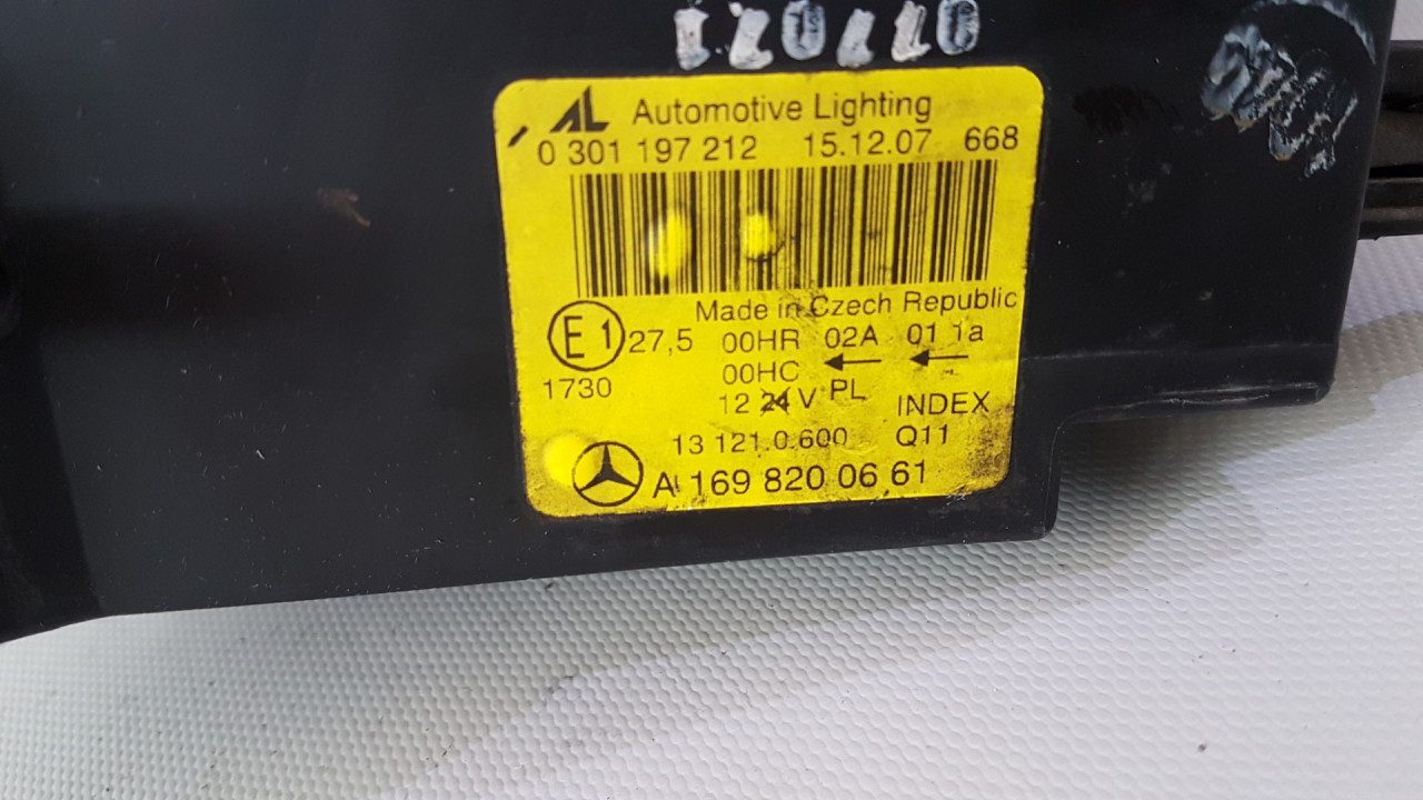 FAR MERCEDES A KLASA (W169) > 04-07 A1698200661