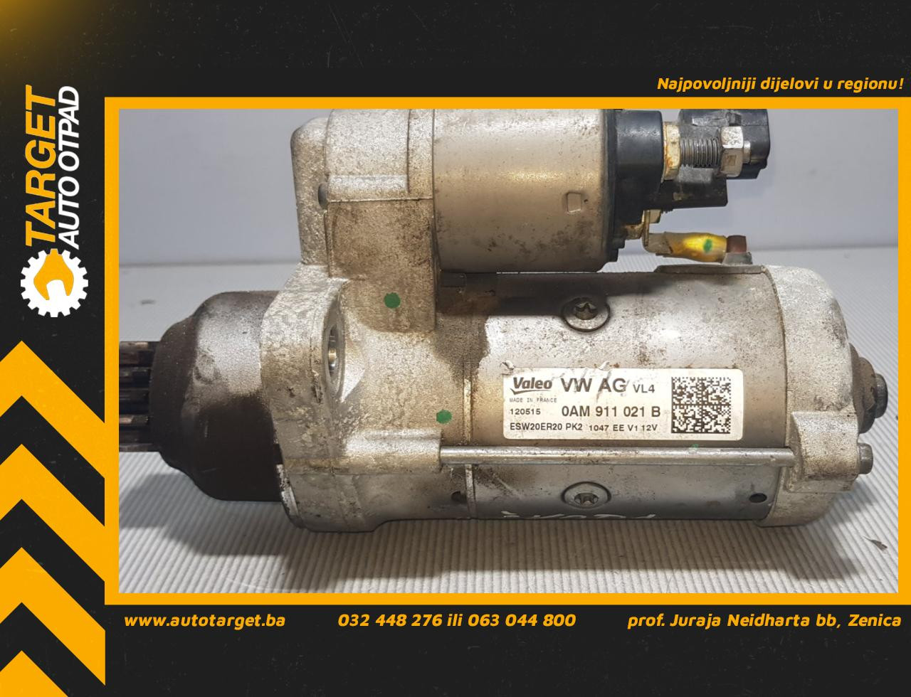 DIJELOVI ALNASER AUDI A1 > 14- 0AM911021B