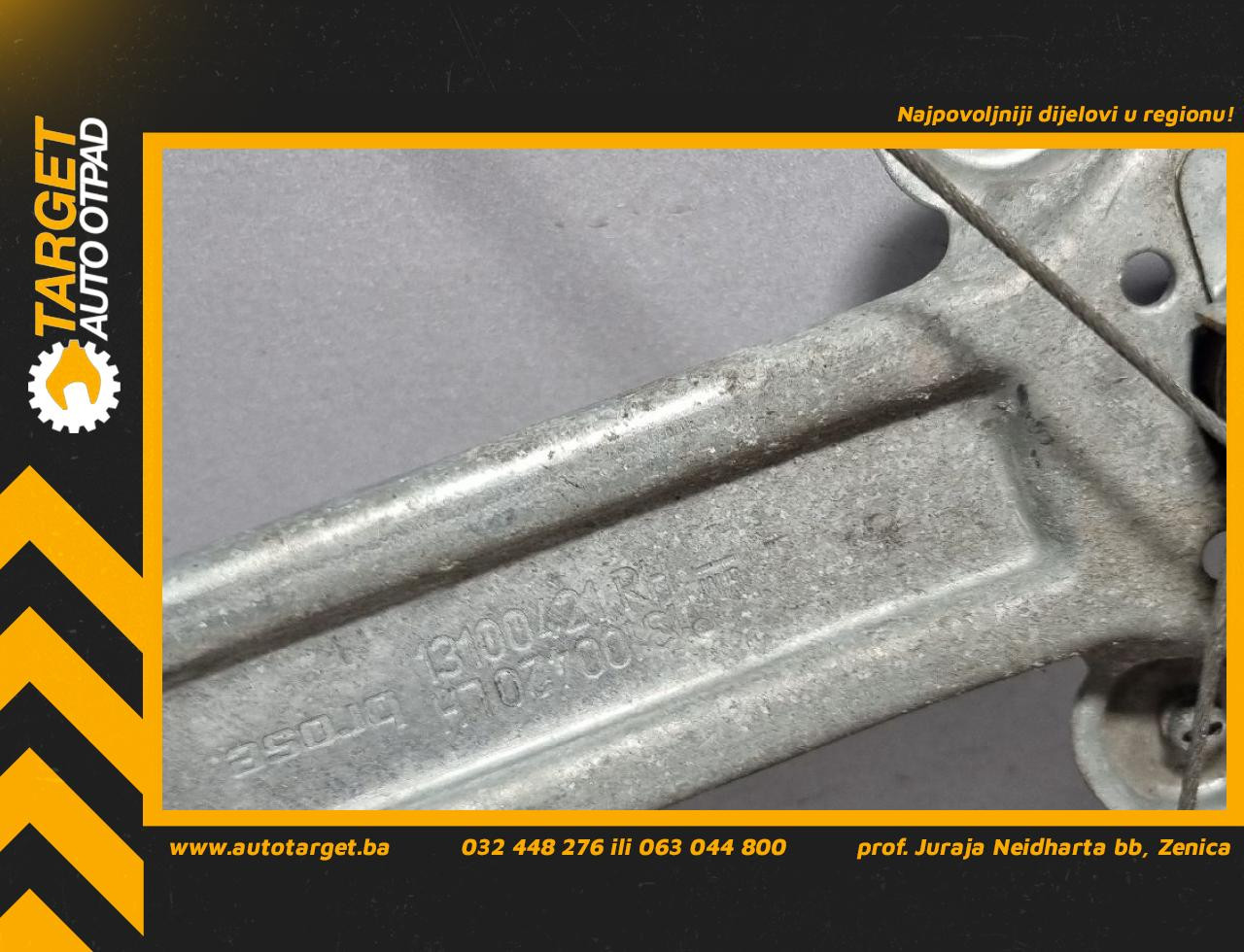 MANUELNI PODIZAC STAKLA OPEL ASTRA H > 04-06 13100421