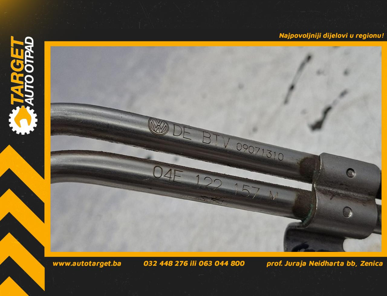 DIJELOVI CRIJEVO AUDI A3 (8V1/8VA) > 12-16 1.4 04E122157M