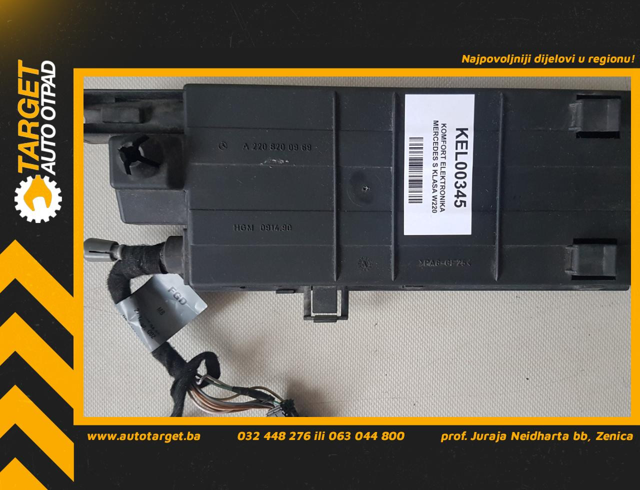 KOMFORT ELEKTRONIKA MERCEDES S KLASA (W220) > 02-05 A22