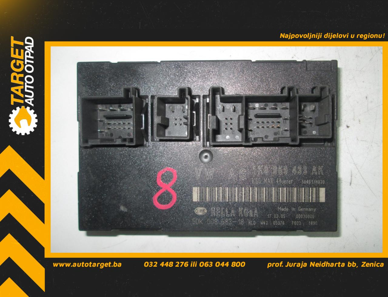 DIJELOVI KOMFORT ELEKTRONIKA VW GOLF 5 > 03-08 1K0959433AK