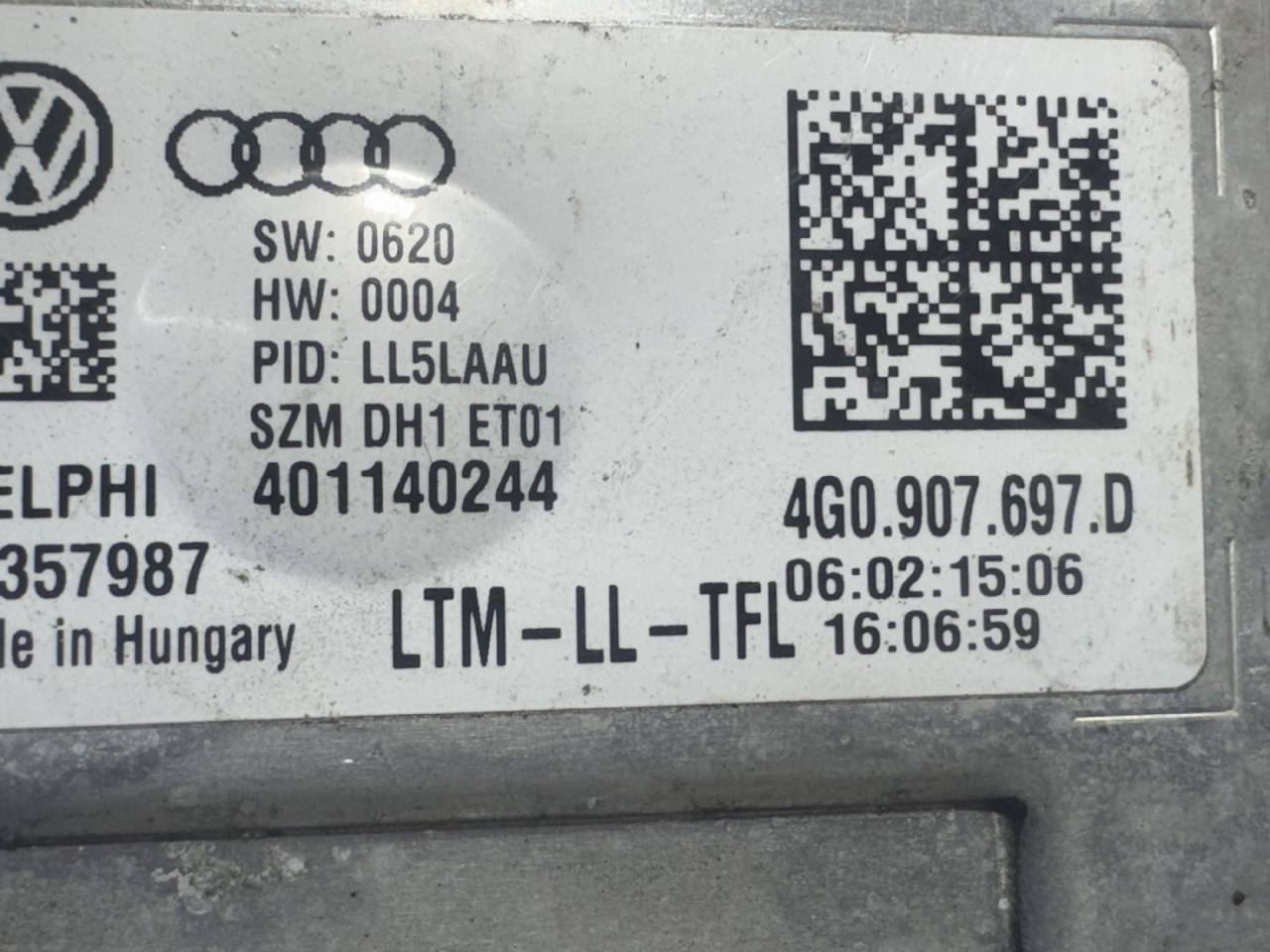 DIJELOVI BALAST FARA AUDI Q3 > 11-15 2.0 4G0907697D