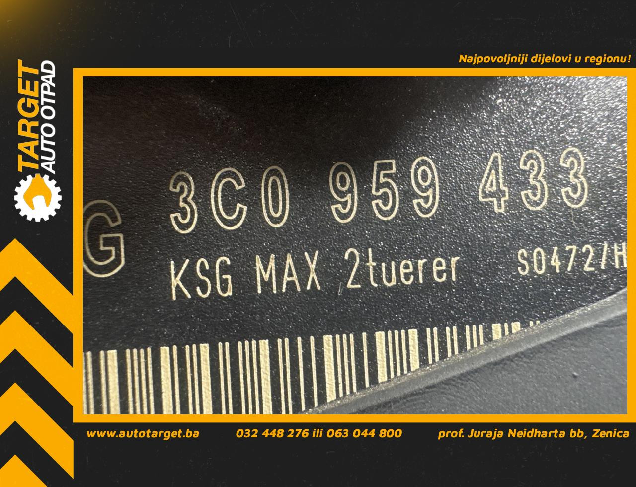 DIJELOVI KOMFORT ELEKTRONIKA VW PASSAT B6 > 05-10 2.0 3C0959433R