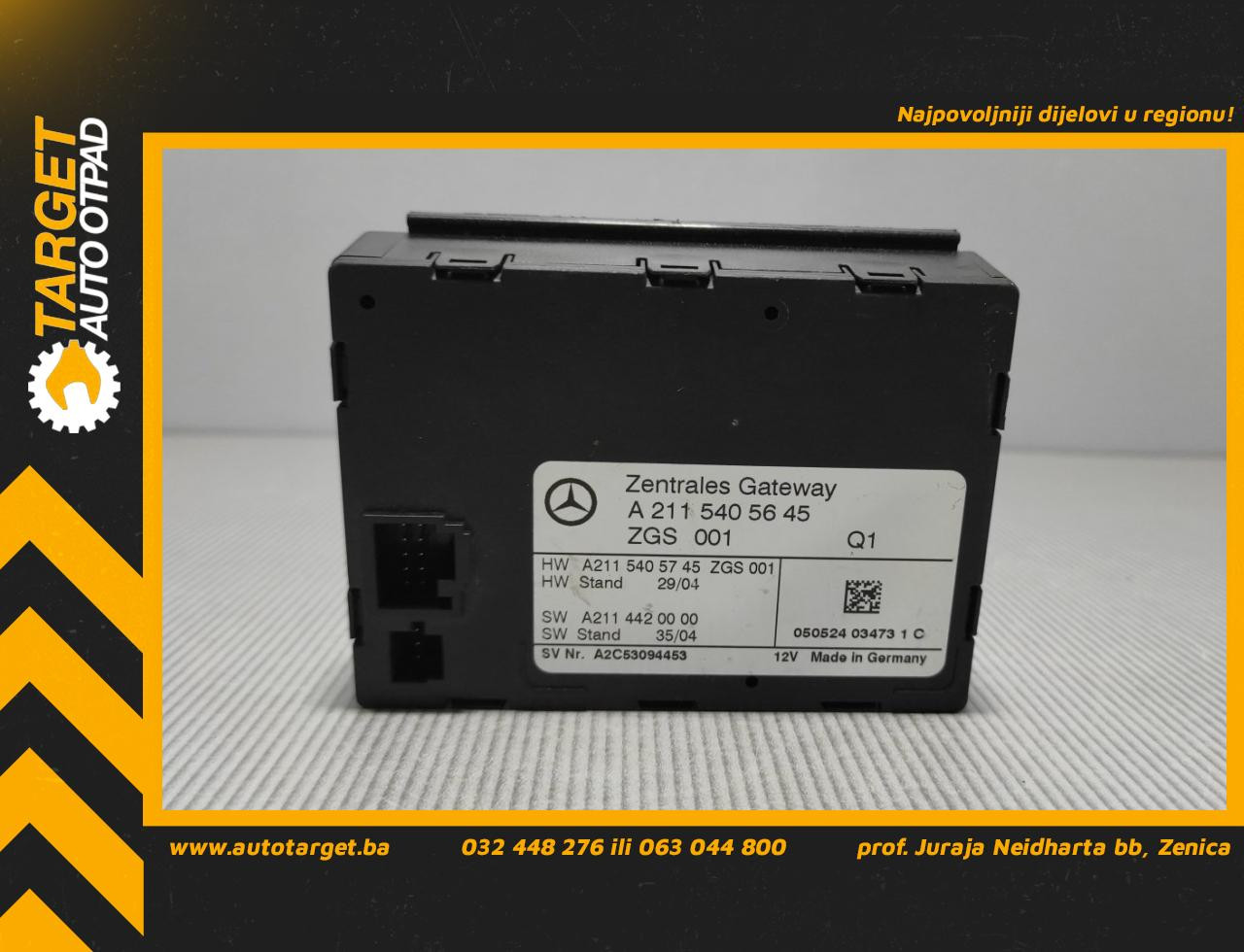 ELEKTRONIKA MODUL MERCEDES E KLASA (W211) > 02-07 A2115405645