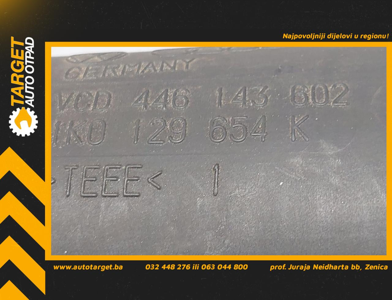 DIJELOVI CRIJEVO VW PASSAT B6 > 05-10 1K0129654K