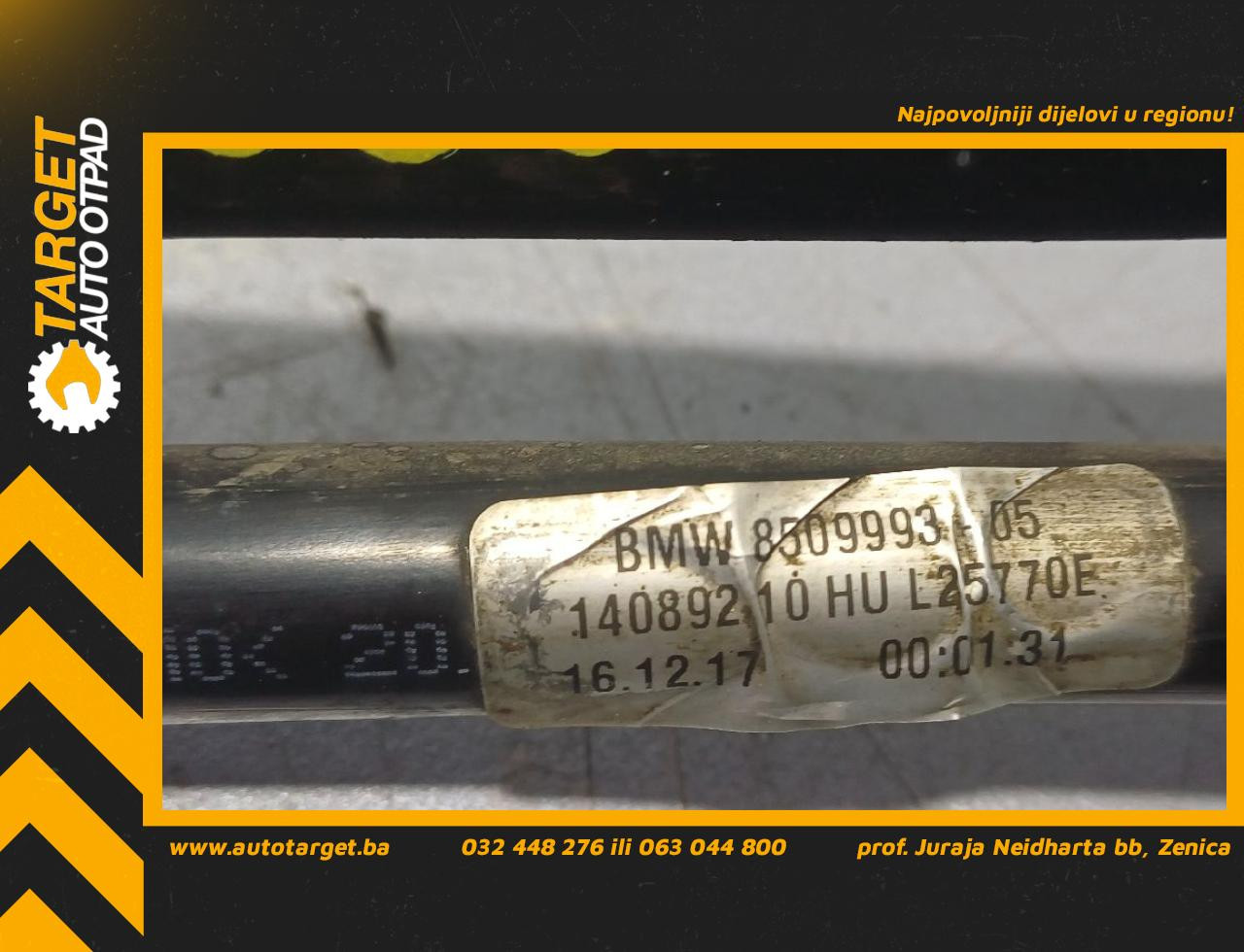 DIJELOVI CRIJEVO BMW X5 (F15) > 13-18 3.0 8509993