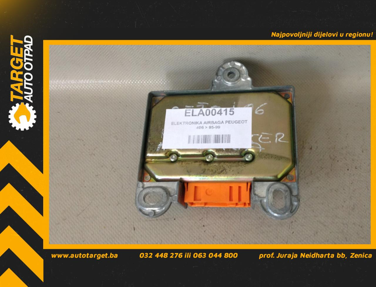 ELEKTRONIKA AIRBAGA PEUGEOT 406 > 95-99 9628757080 550539600