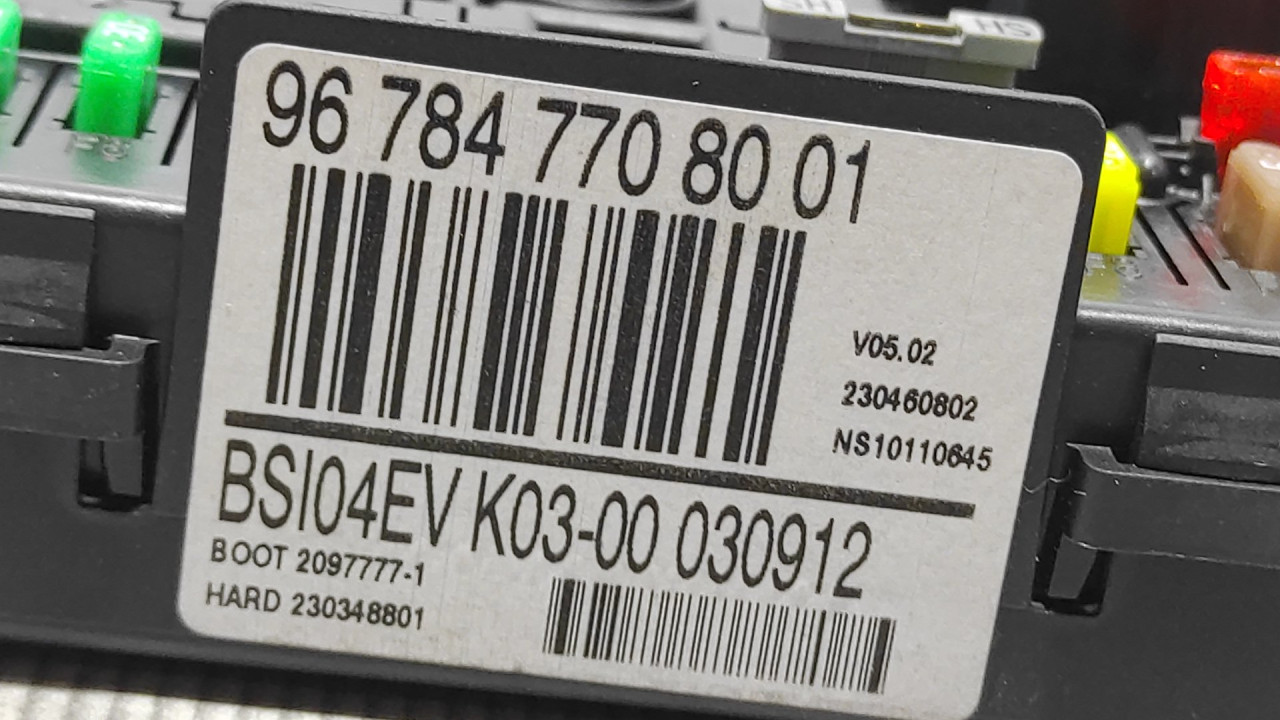ELEKTRONIKA MODUL CITROEN BERLINGO > 12-15 967847708001