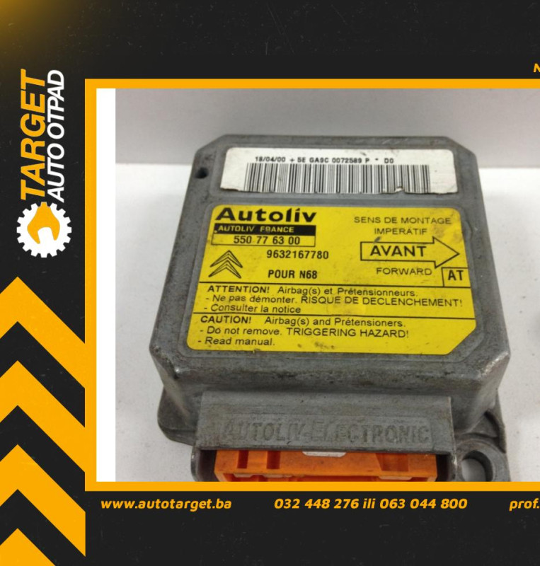 ELEKTRONIKA AIRBAGA CITROEN XSARA PICASSO > 99-03 550776300