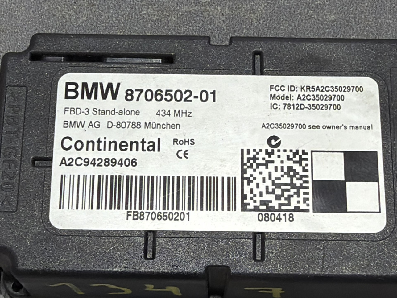 DIJELOVI ELEKTRONIKA MODUL BMW X1 (F48) > 15-19 2.0 8706502
