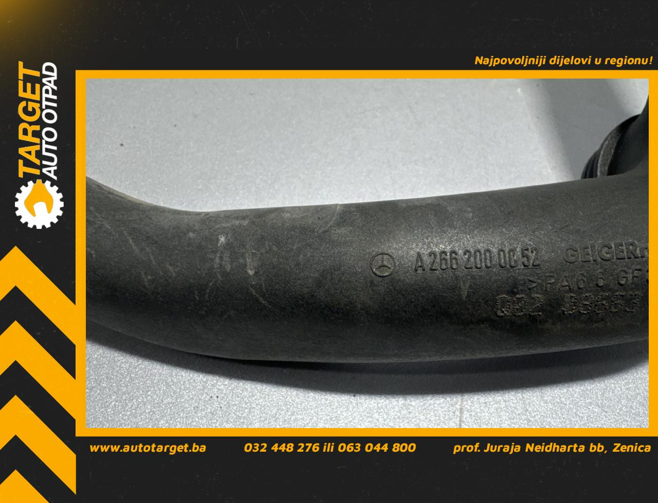 DIJELOVI CRIJEVO MERCEDES A KLASA (W169) > 04-07 1.5 A2662000052