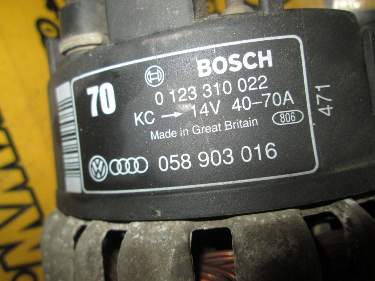 ALTERNATOR AUDI A4 (B6) > 00-04 058903016