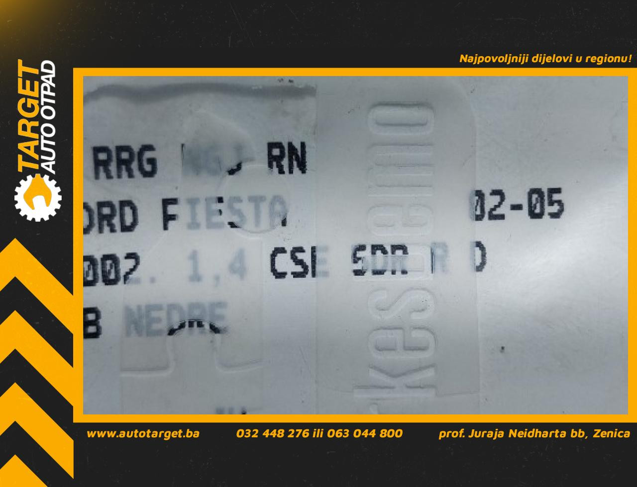 DIJELOVI BAGLAMA FORD FIESTA > 02-05