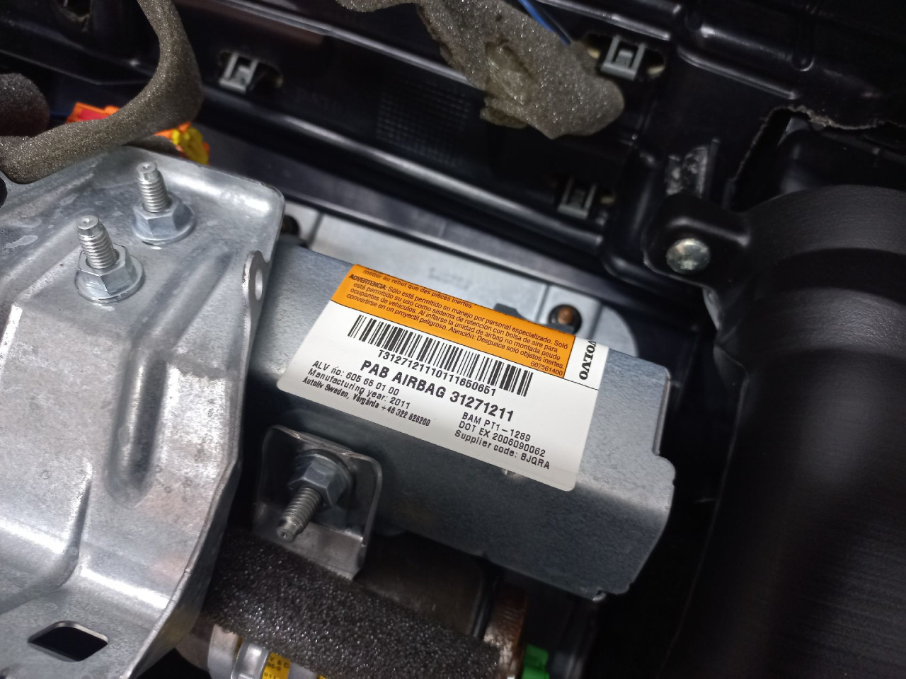 AIRBAG SUVOZACA VOLVO XC70 > 07-13 31271211
