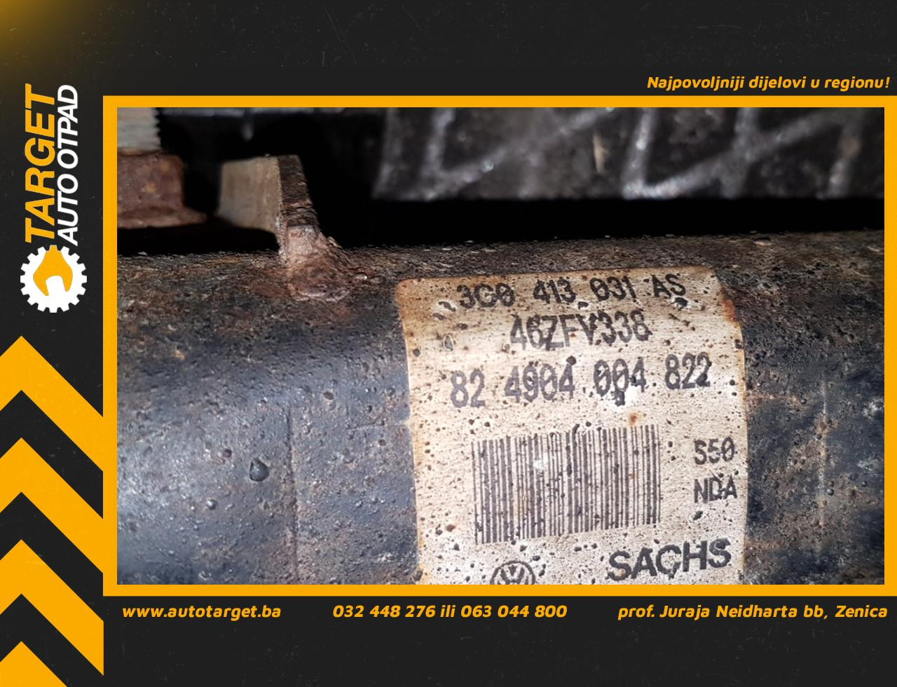 DIJELOVI AMORTIZER VW PASSAT B6 > 05-10 3C0413031AS