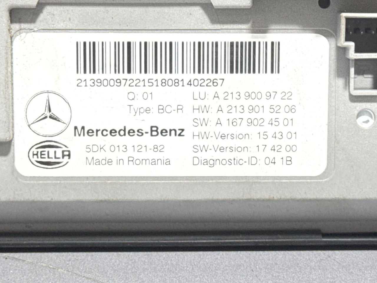 BCM ELEKTRONIKA MERCEDES E KLASA (W213/S213) > 16-23 A2